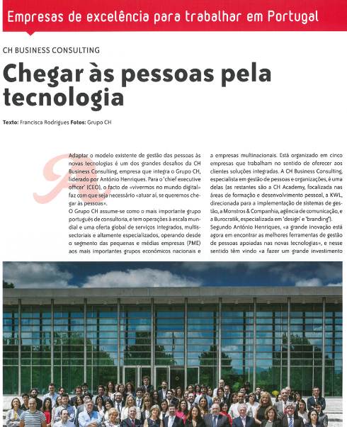 CH Consulting na Revista Human